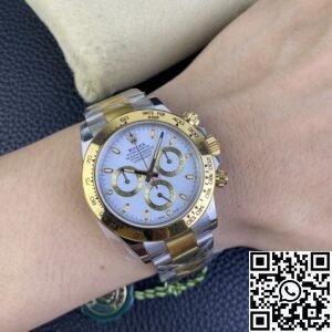 King Factory Replica Rolex Cosmograph Daytona M116503-0001 White Panda Dial