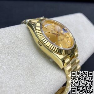 EW Factory Replica Rolex Day Date M128238-0045 Champagne Dial Series