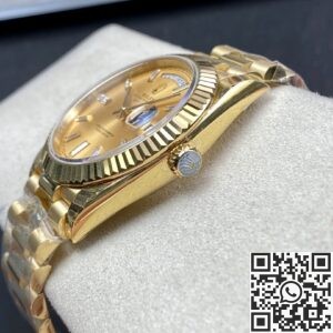 EW Factory Replica Rolex Day Date M228238-0005 Champagne Dial Series
