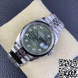 Clean Factory Replica Rolex Datejust M126234-0055 Green Dial