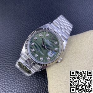 Clean Factory Replica Rolex Datejust M126234-0055 Green Dial