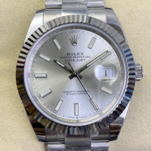 Clean Factory Replica Rolex Datejust M126334-0003 Silver Dial Series