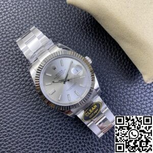 Clean Factory Replica Rolex Datejust M126334-0003 Silver Dial