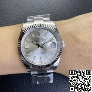 Clean Factory Replica Rolex Datejust M126334-0003 Silver Dial