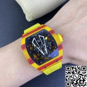 BBR Factory Replica Richard Mille RM27-03 Tourbillon Yellow Strap