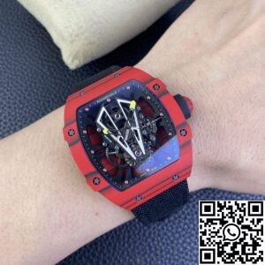 BBR Factory Replica Richard Mille RM27-03 Tourbillon Red Carbon Fiber