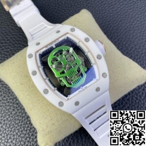 YS Factory Replica Richard Mille RM52-01 Tourbillon White Ceramic Case
