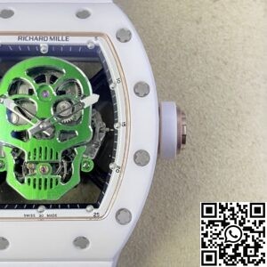 YS Factory Replica Richard Mille RM52-01 Tourbillon White Ceramic Case