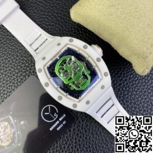 YS Factory Replica Richard Mille RM52-01 Tourbillon White Ceramic Case