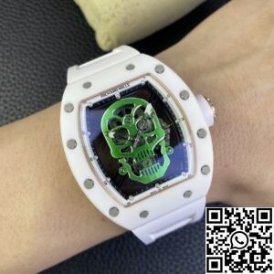 YS Factory Replica Richard Mille RM52-01 Tourbillon White Ceramic Case