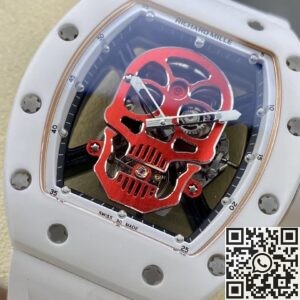 YS Factory Replica Richard Mille RM52-01 Tourbillon White Ceramic Case