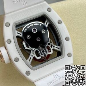 YS Factory Replica Richard Mille RM52-01 Tourbillon White Ceramic Case