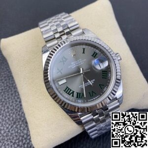 EW Factory Replica Rolex Datejust M126334-0022 Dark Gray Dial
