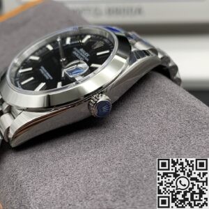 EW Factory Replica Rolex Datejust M126300-0012 Black Dial 41mm