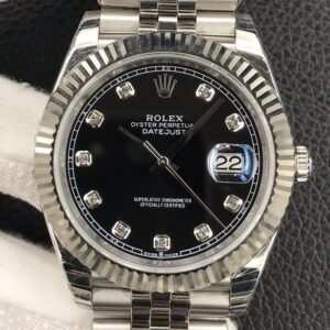 EW Factory Replica Rolex Datejust M126334-0012 Black Dial 41mm 904L