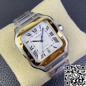 BV Factory Replica Watches Cartier De Santos W2SA0006