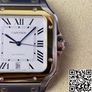 BV Factory Replica Watches Cartier De Santos W2SA0006