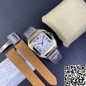 BV Factory Replica Watches Cartier De Santos W2SA0006