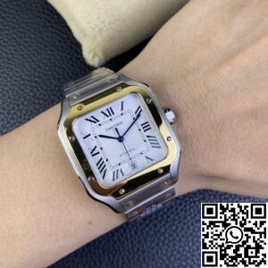 BV Factory Replica Watches Cartier De Santos W2SA0006