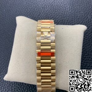 EW Factory Replica Rolex Day Date M228238-0004 Black Dial