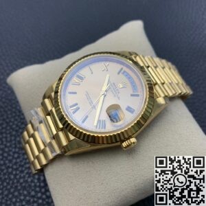 EW Factory Replica Rolex Day Date M228238-0006 Champagne Dial