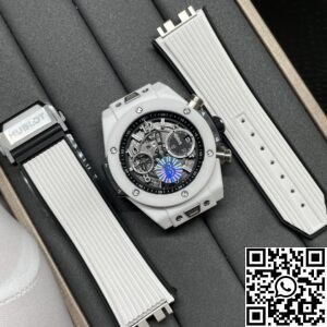 BBF Factory Fake Hublot Big Bang Unico 421.CI.1170.RX White Ceramic Series