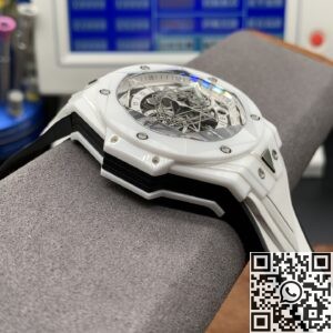 BBF Factory Replica Hublot Big Bang Sang Bleu 418.HX.2001.RX.MXM2 White Ceramics