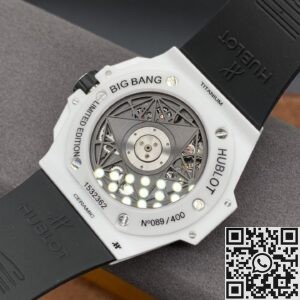 BBF Factory Replica Hublot Big Bang Sang Bleu 418.HX.2001.RX.MXM2 White Ceramics
