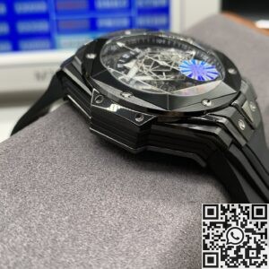 BBF Factory Replica Hublot Big Bang Sang Bleu 418.CX.1114.RX.MXM20 Black Ceramics