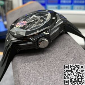 BBF Factory Replica Hublot Big Bang Sang Bleu 418.CX.1114.RX.MXM20 Black Ceramics