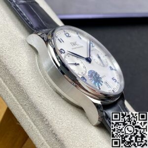 ZF Factory Replica IWC Portugieser IW500705 Black Leather Strap