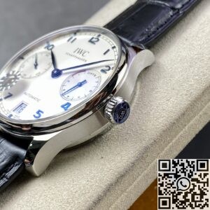 ZF Factory Replica IWC Portugieser IW500705 Black Leather Strap