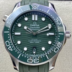 VS Factory Replica Omega Seamaster Diver 300M 210.32.42.20.10.001 Green Rubber Strap Series