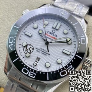 VS Factory Replica Omega Seamaster Diver 300M 210.30.42.20.04.001 White Dial Series
