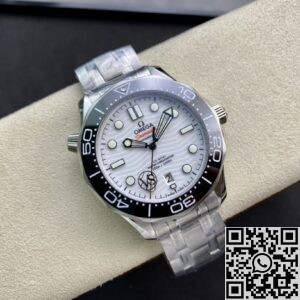 VS Factory Replica Omega Seamaster Diver 300M 210.30.42.20.04.001 White Dial Series