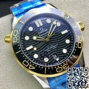 VS Factory Replica Omega Seamaster Diver 300M 210.20.42.20.01.002 Black Dial Watches