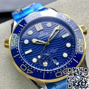 VS Factory Replica Omega Seamaster Diver 300M 210.20.42.20.03.001 Blue Dial Series