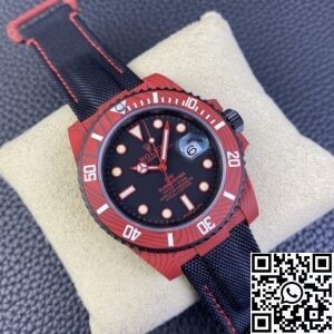 VS factory Custom Rolex Submariner Red Carbon Fiber Case