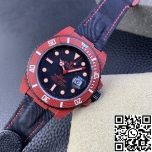VS factory Custom Rolex Submariner Red Carbon Fiber Case