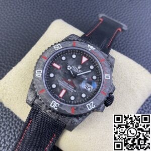 VS factory Custom Rolex Submariner Colored Carbon Fiber Case Red