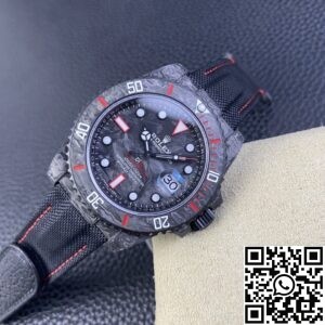 VS factory Custom Rolex Submariner Colored Carbon Fiber Case Red