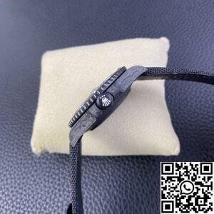 VS factory Custom Rolex Submariner Carbon Fiber Case White Replica Watches