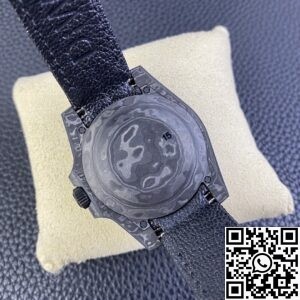 VS factory Custom Rolex Submariner Carbon Fiber Case White Replica Watches