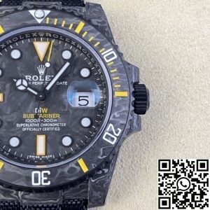 VS Factory Custom Rolex Submariner Carbon Fiber Case Yellow