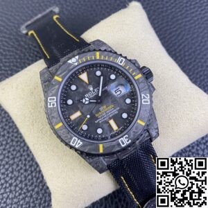 VS Factory Custom Rolex Submariner Carbon Fiber Case Yellow