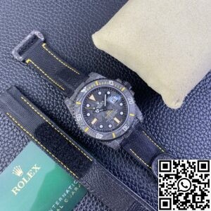 VS Factory Custom Rolex Submariner Carbon Fiber Case Yellow