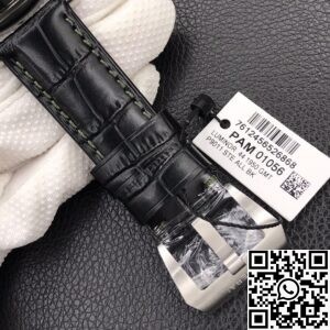 VS Factory Replica Watches Panerai Luminor GMT PAM1056 Green Dial