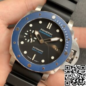 VS Factory Replica Watches Panerai Submersible PAM01209 Black Dial