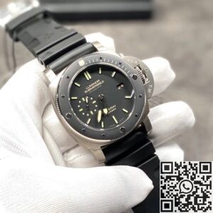 VS Factory Replica Watches Panerai Submersible PAM00389 Black Dial 47MM
