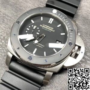 VS Factory Replica Watches Panerai Submersible PAM00389 Black Dial 47MM
